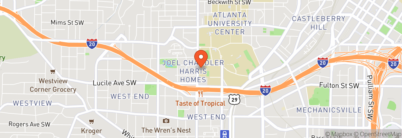 Map of Ray Charles Performing Arts Center