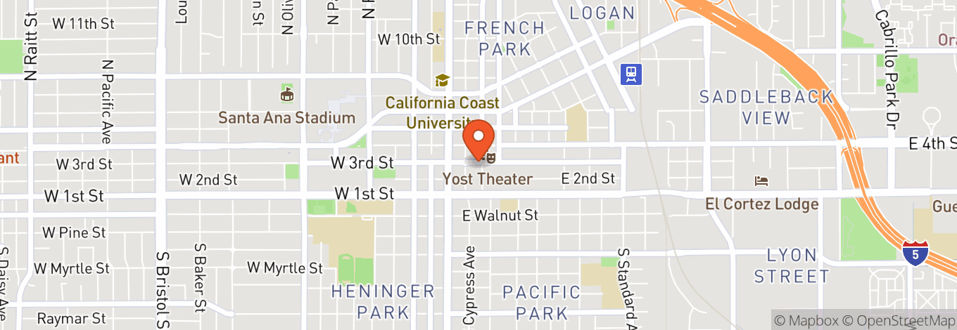 Map of La Santa