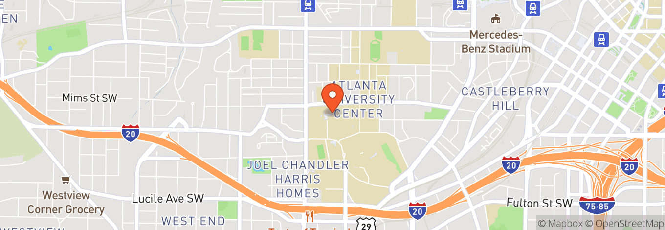 Map of Morehouse College