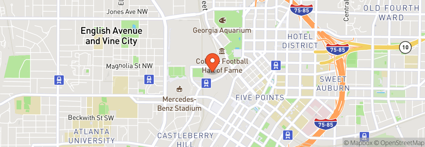 Map of State Farm Arena