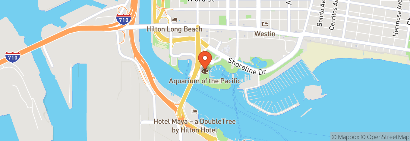 Map of Aquarium Of The Pacific