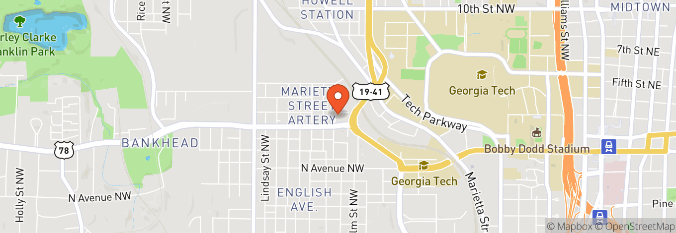 Map of Westside Motor Lounge