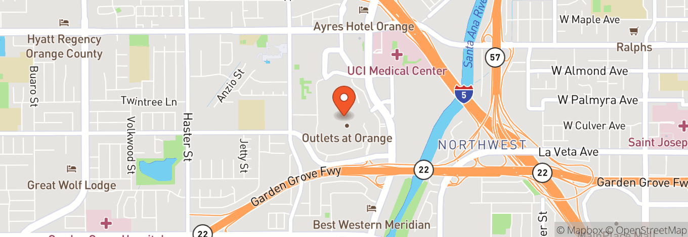 Map of The Outlets At Orange