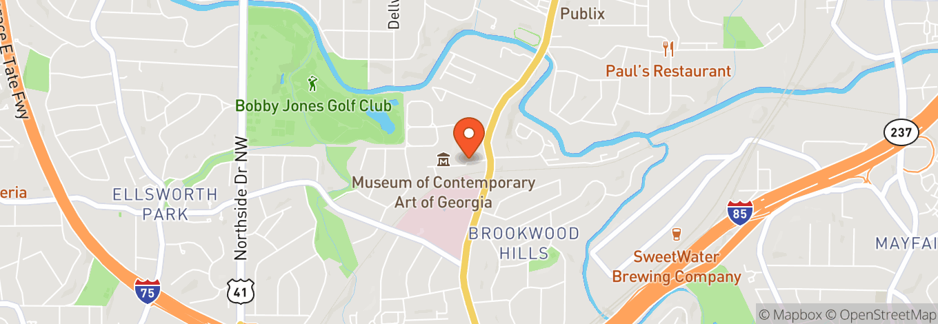 Map of Atlanta Male Strippers Unleashed