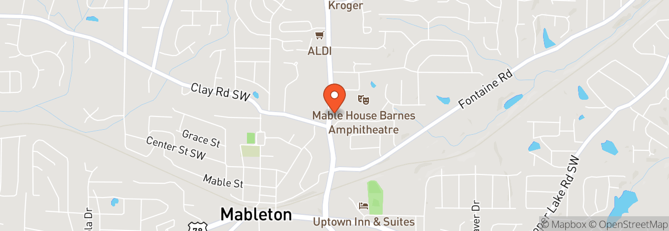 Map of Mable House Barnes Amphitheatre