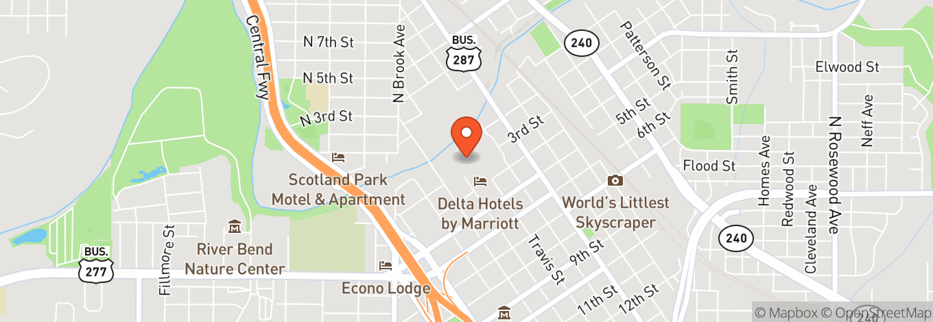 Map of Ray Clymer Exhibit Hall