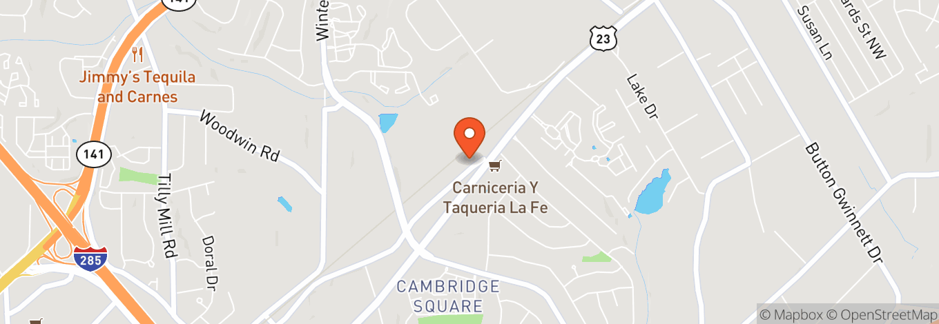 Map of Atlanta Eagles Arena