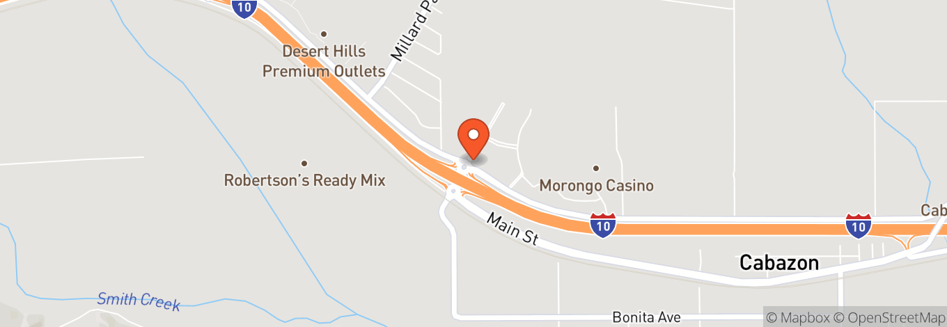 Map of Morongo Casino Resort and Spa