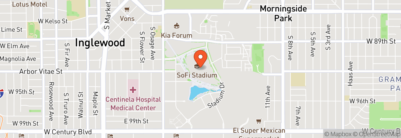 Map of Sofi Stadium