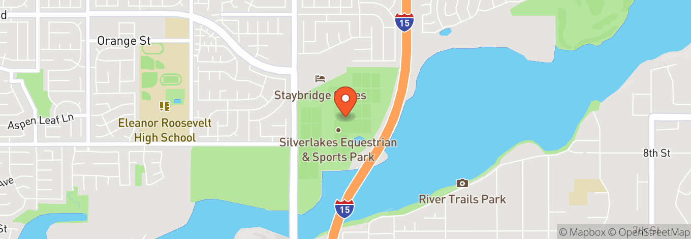 Map of Silverlakes Sports Park