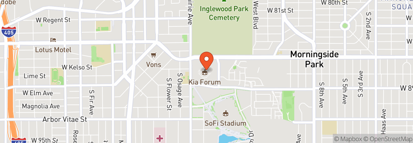 Map of Kia Forum