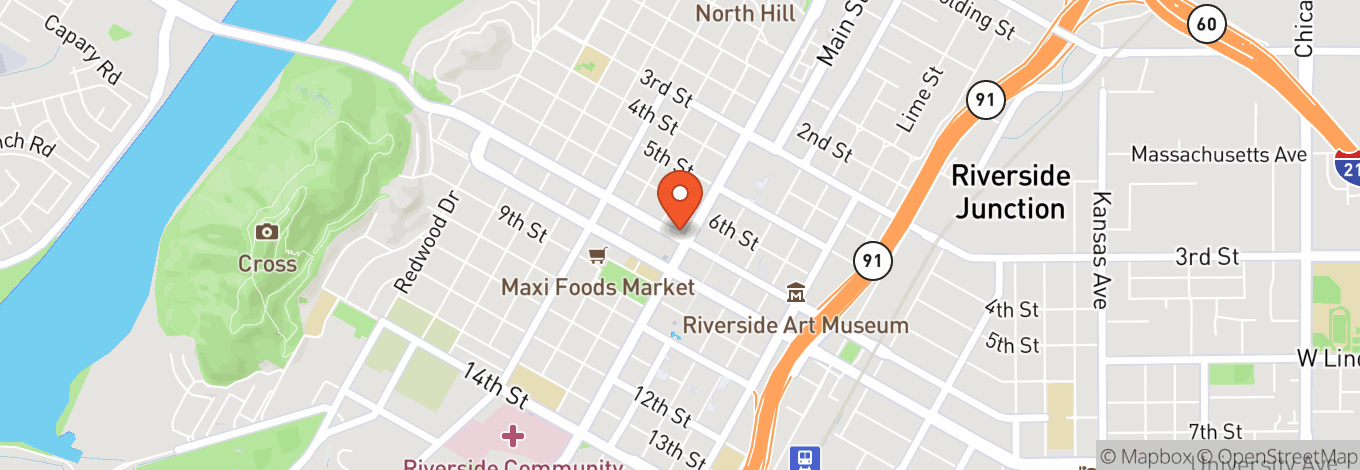 Map of Fox Performing Arts Center
