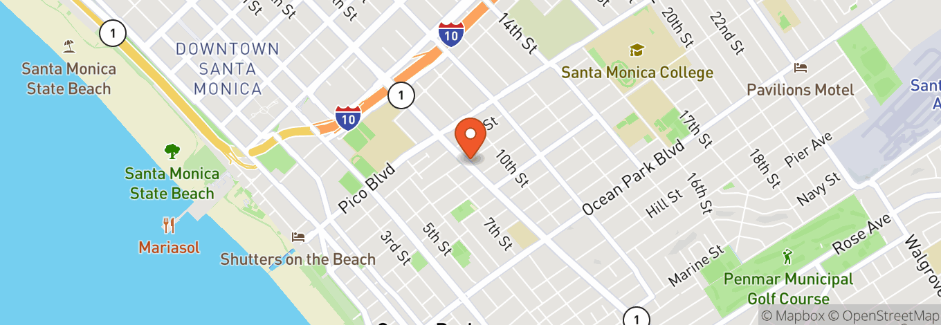 Map of Trip Santa Monica