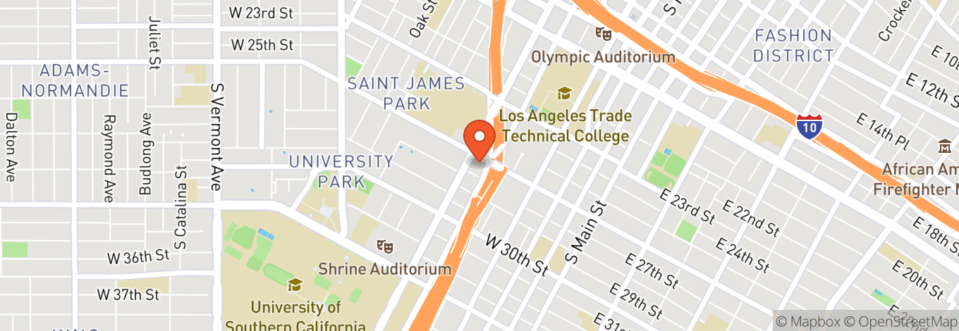 Map of St John's Episcopal Cathedral