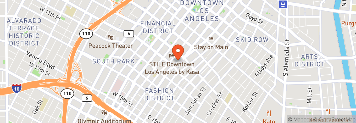 Map of Dtla’s Historic Core