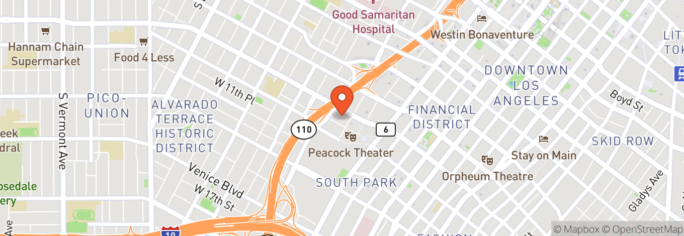 Map of Regal La Live