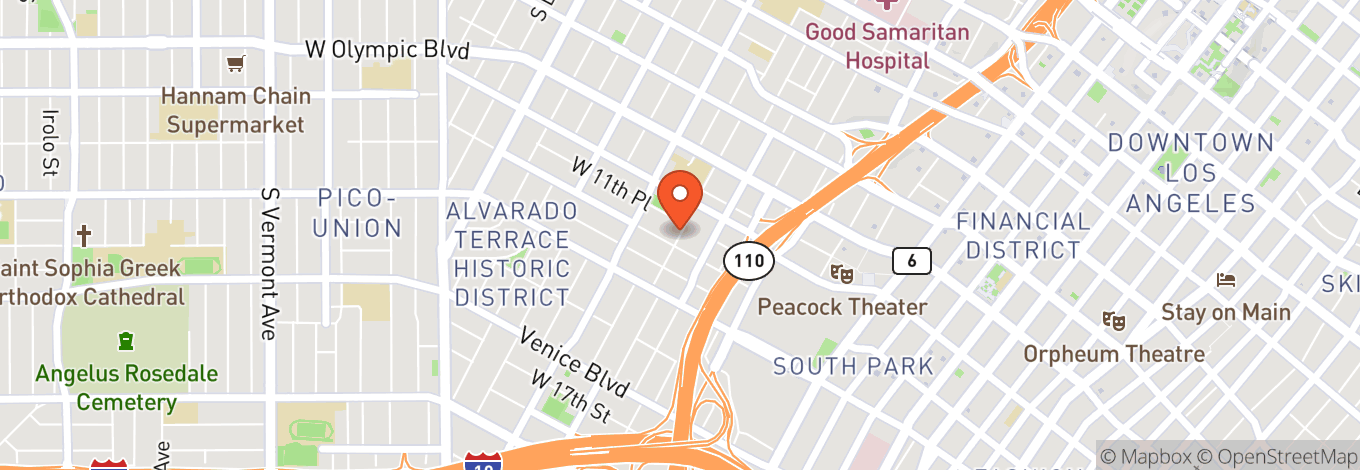 Map of The Pico Union Project