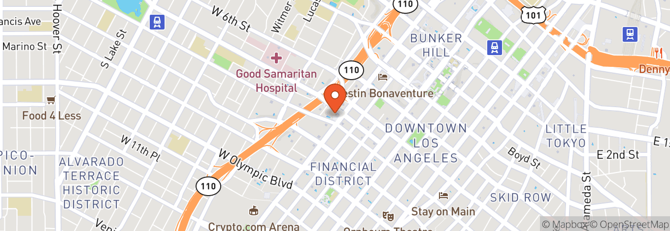 Map of Elevate Lounge