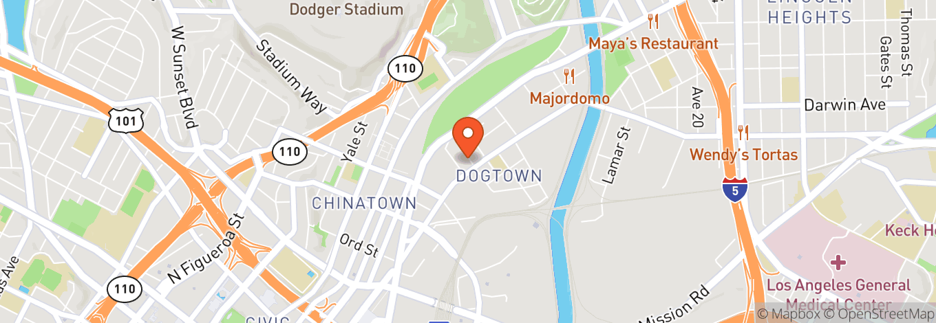 Map of Homage Brewing