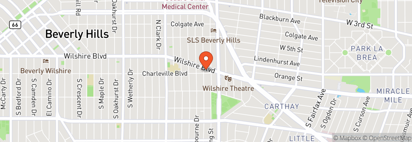 Map of Fine Arts Theatre