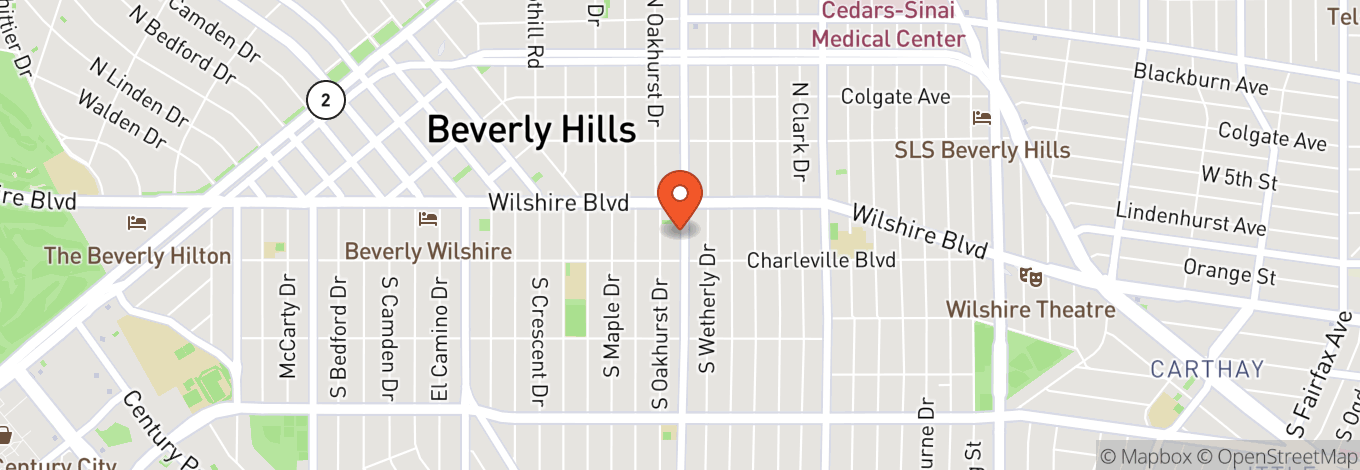 Map of Writers Guild Theater