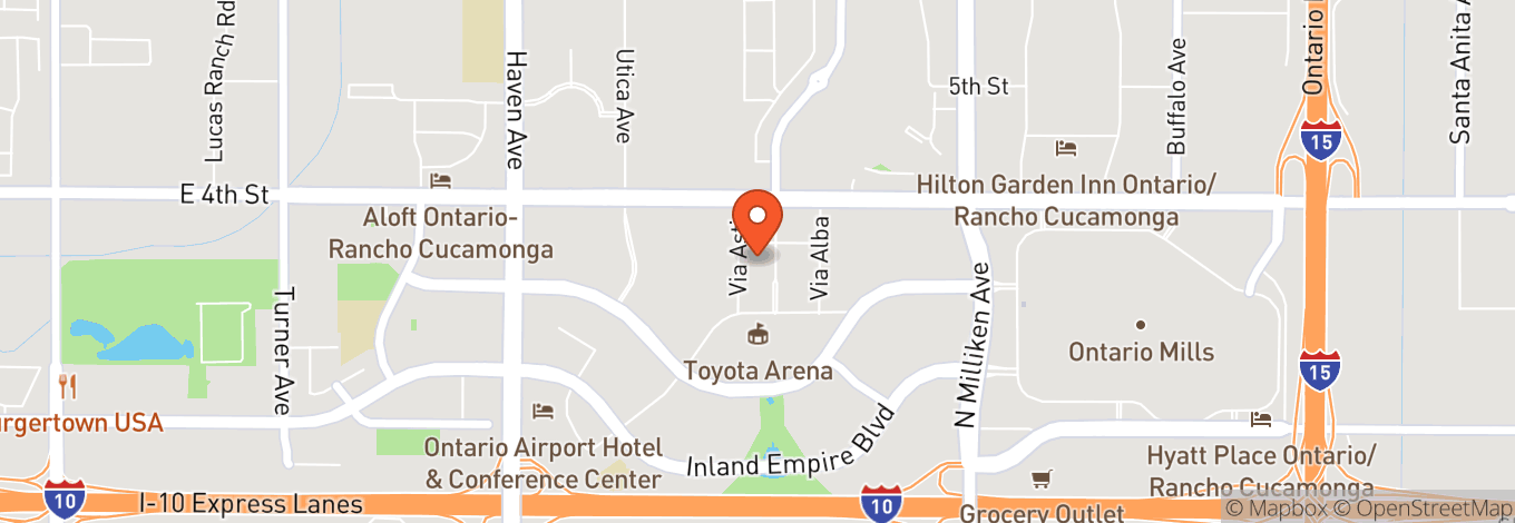 Map of Toyota Arena