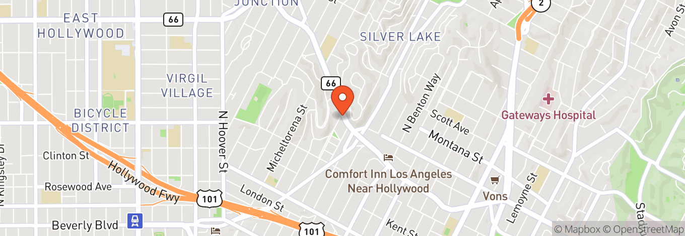 Map of Los Globos