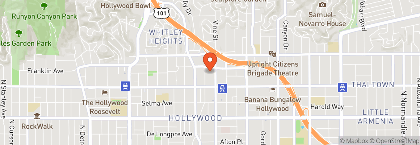 Map of Hollywood Block Party