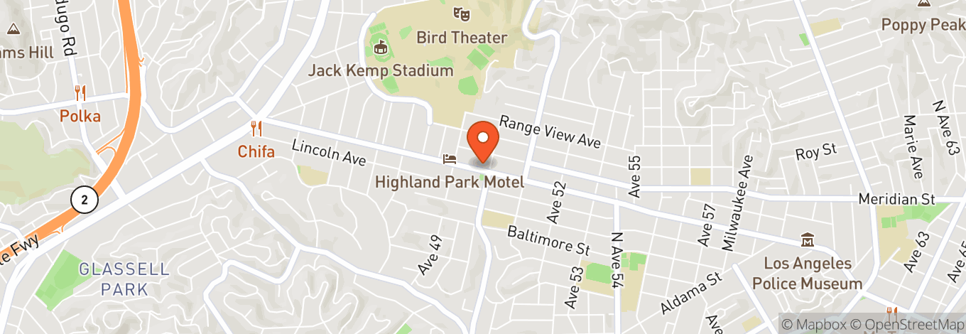 Map of Bob Baker Marionette Theater