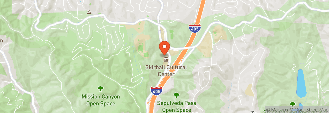 Map of Skirball Cultural Center