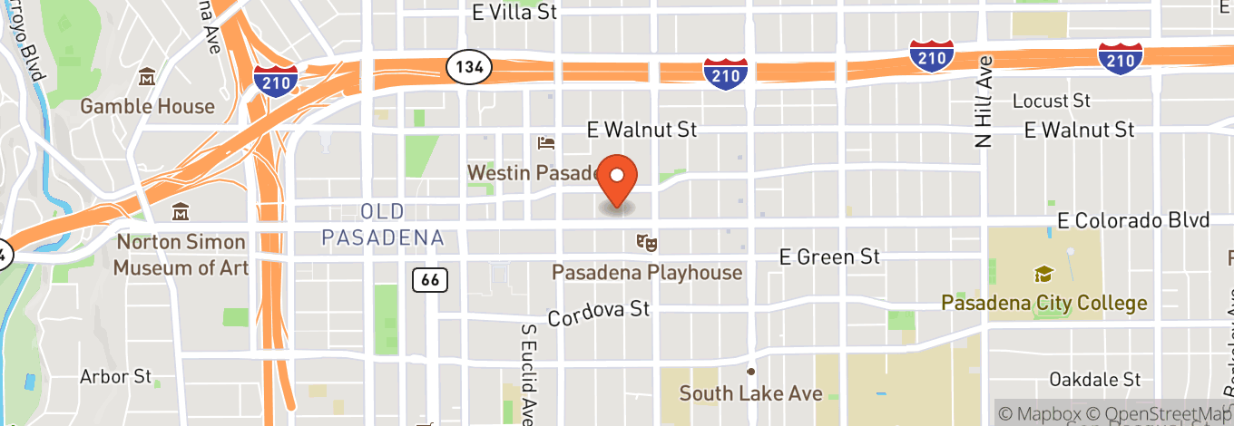 Map of Pasadena Presbyterian Church