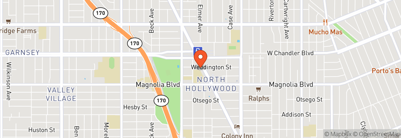 Map of El Portal Theatre