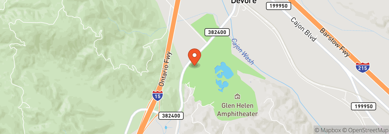 Map of Glen Helen Regional Park
