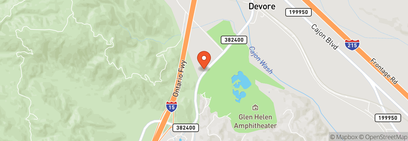 Map of Glen Helen Amphitheater