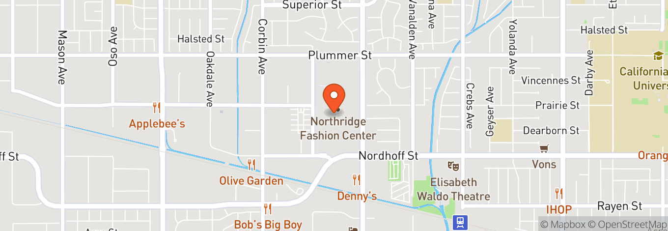 Map of Northridge Fashion Center