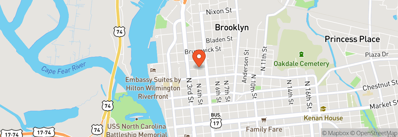 Map of The Brooklyn Arts Center