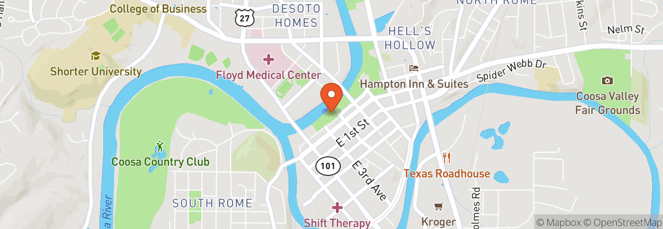 Map of Forum River Center