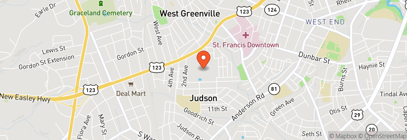 Map of The Foundry At Judson Mill