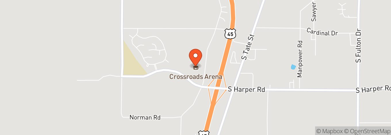 Map of Crossroads Arena