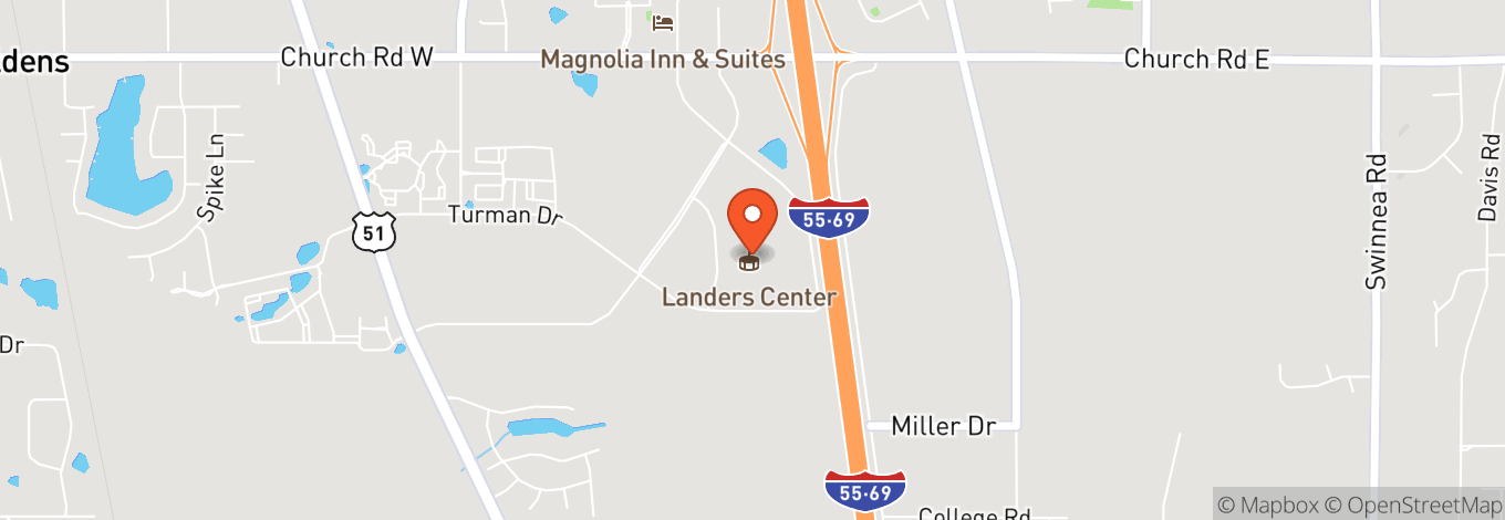 Map of Landers Center