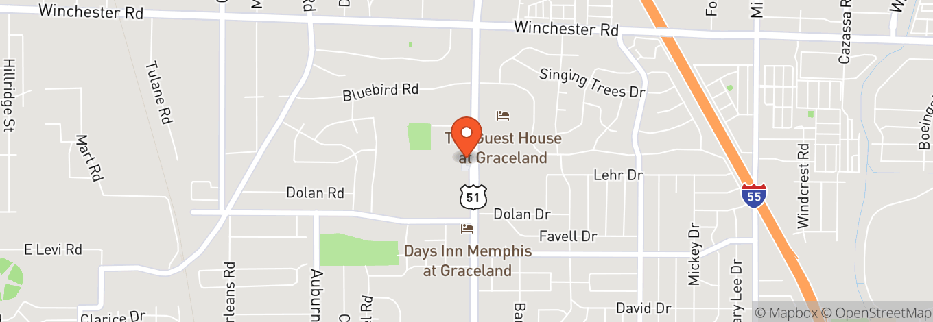 Map of Graceland Soundstage