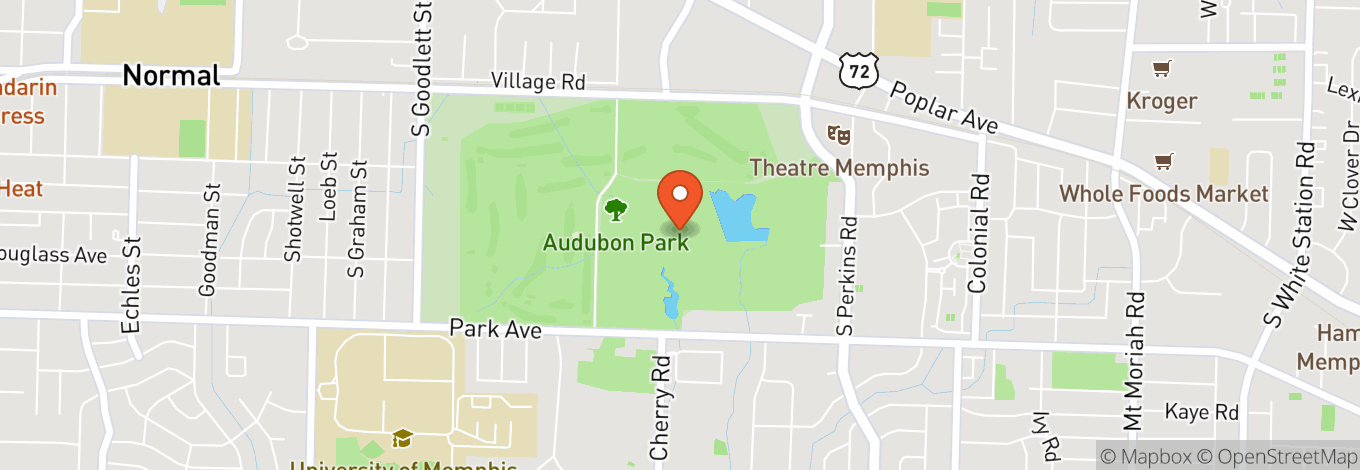 Map of Memphis Botanic Garden