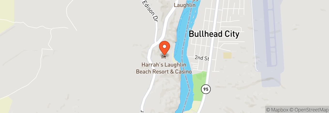 Map of Rio Vista Outdoor Amphitheater at Harrah's Laughlin