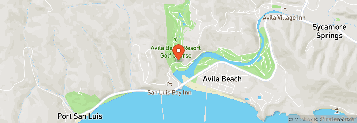 Map of Avila Beach Golf Resort