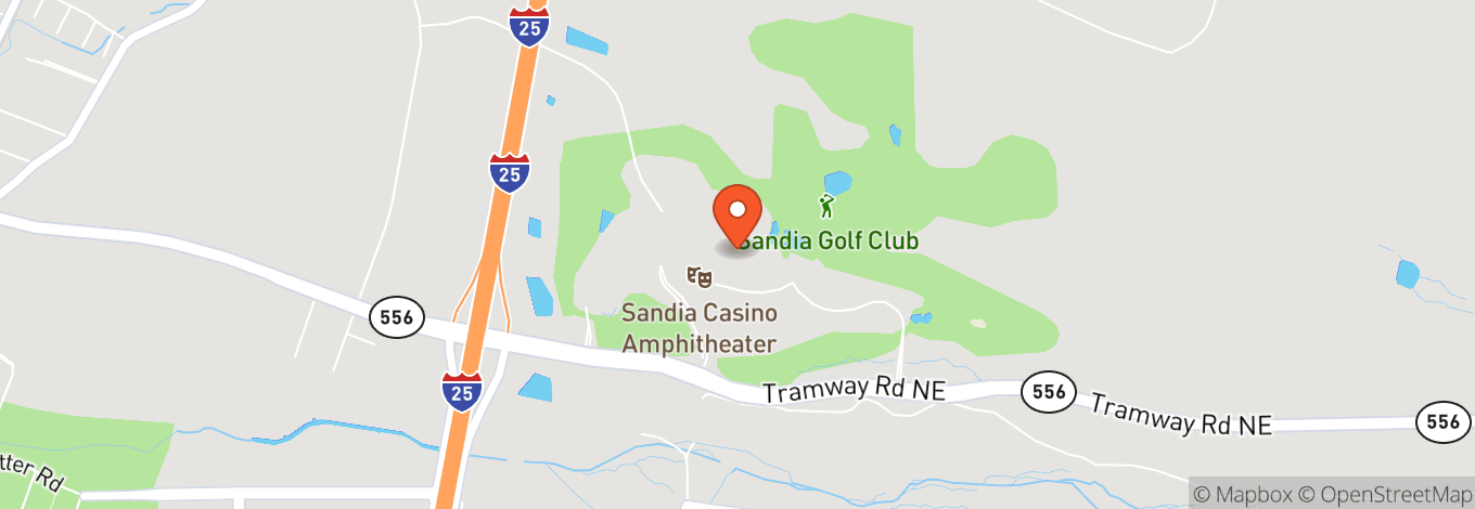 Map of Sandia Amphitheatre