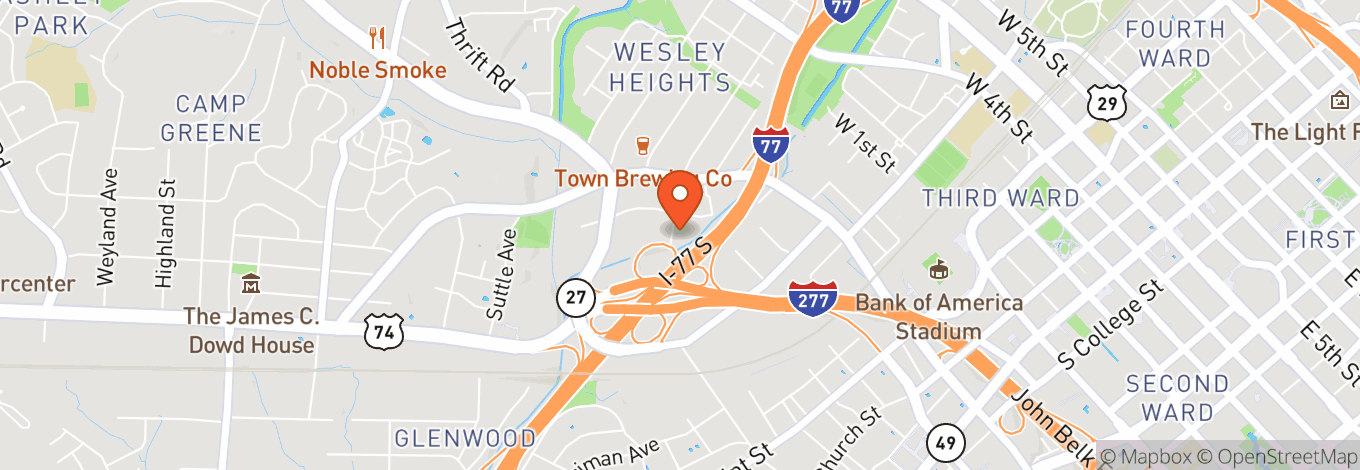 Map of Superstarz Clt