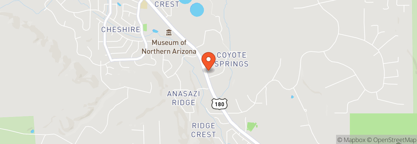 Map of Coconino Center for the Arts