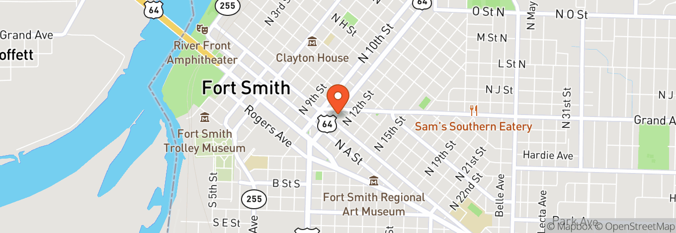 Map of Templelive Fort Smith