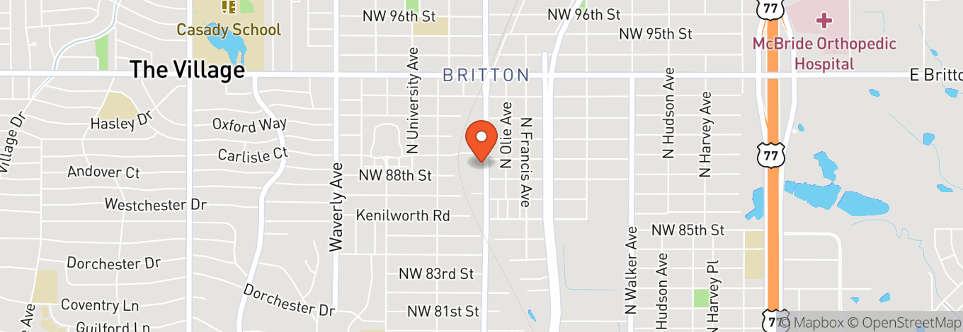 Map of 89th Street Collective