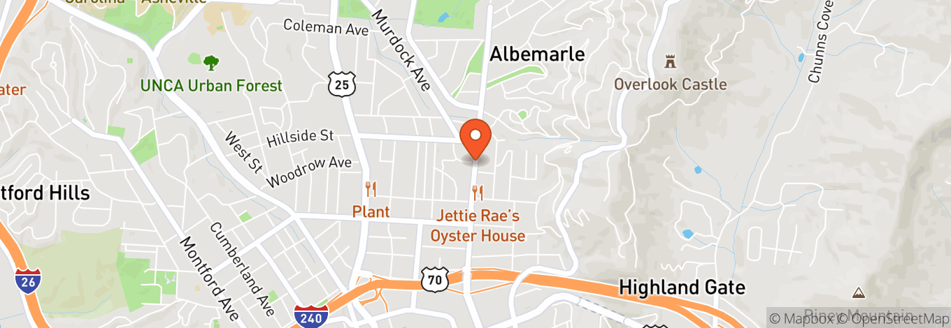 Map of Stock Exchange Hotel
